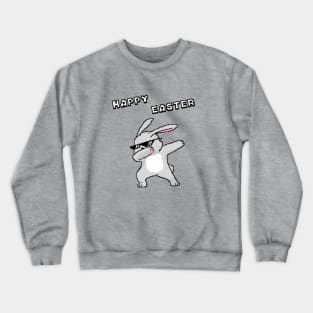 Happy Easter DAB bunny funny Crewneck Sweatshirt